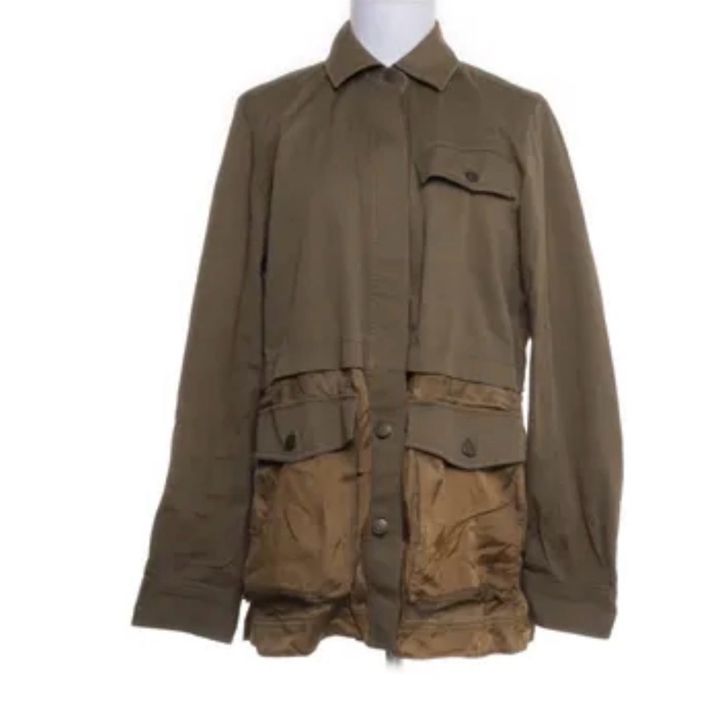 T-Alexander Wang Women's Utility Jacket in Olive and Tan
